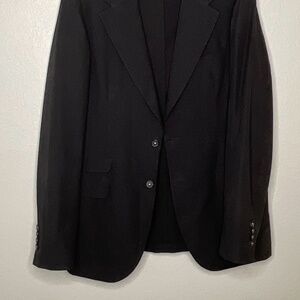 Massimo Alba Vintage Mens  Cotton Blazer Black